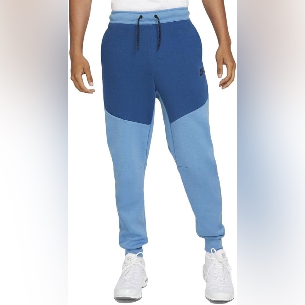Nike Tech Fleece Dutch Blue Two Toned Joggers Size Medium New